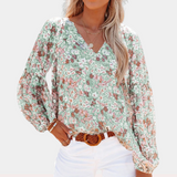 Sophie™ Dames Bloemen Blouse
