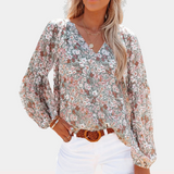 Sophie™ Dames Bloemen Blouse