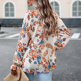 Evangeline™ Dames Blouse met Bloemenprint
