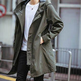 Ella™ Minimalistische Lange Winddichte Jas