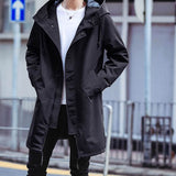 Ella™ Minimalistische Lange Winddichte Jas