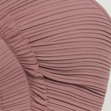 Dames One Shoulder Geplooide Maxi Jurk