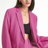 Maja | Stijlvolle Oversized Blazer in Effen Kleur
