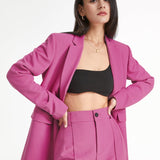 Maja | Stijlvolle Oversized Blazer in Effen Kleur