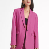 Maja | Stijlvolle Oversized Blazer in Effen Kleur