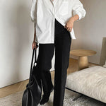 Klassieke Oversized Damesblouse – Tijdloos, Veelzijdig & Minimalistisch