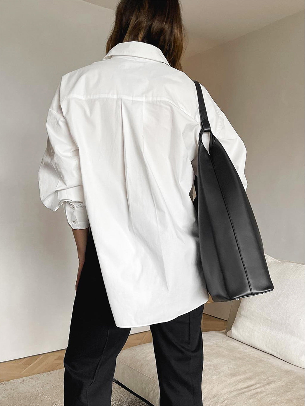 Klassieke Oversized Damesblouse – Tijdloos, Veelzijdig & Minimalistisch