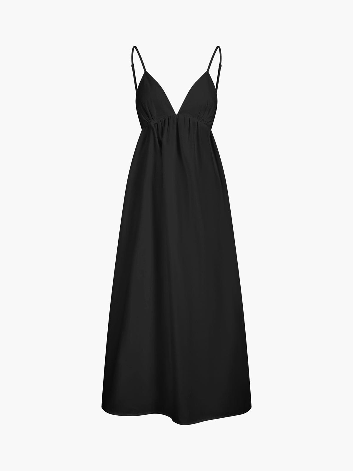 Elena | Rugloos Maxi-jurk met Cut-Out – Tijdloze Zomer Elegantie