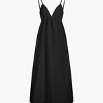 Elena | Rugloos Maxi-jurk met Cut-Out – Tijdloze Zomer Elegantie