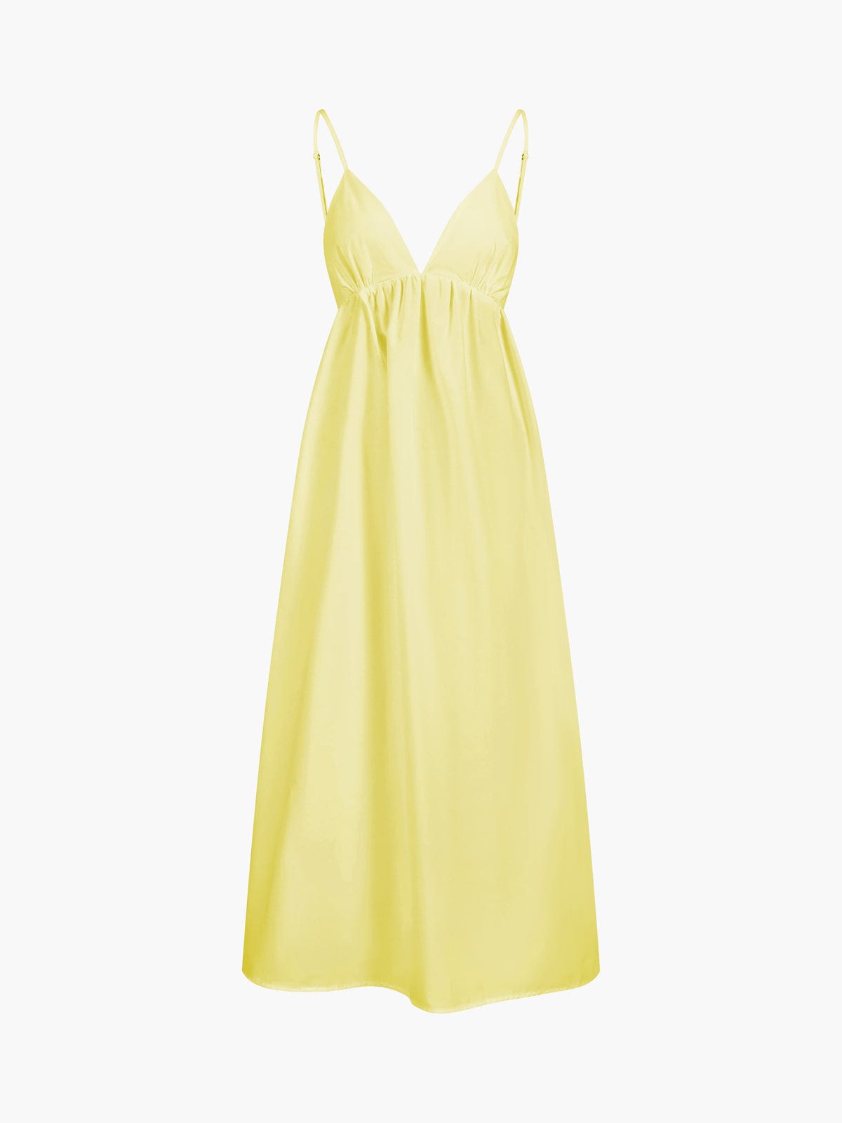 Elena | Rugloos Maxi-jurk met Cut-Out – Tijdloze Zomer Elegantie