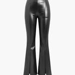 Emilia | Uitlopende Flair-broek met Ritsen