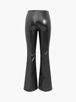 Emilia | Uitlopende Flair-broek met Ritsen