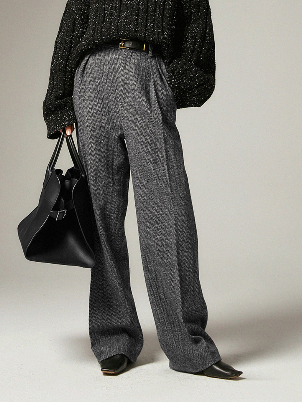 Xenia | Grijze Chino Broek Everyday Comfort
