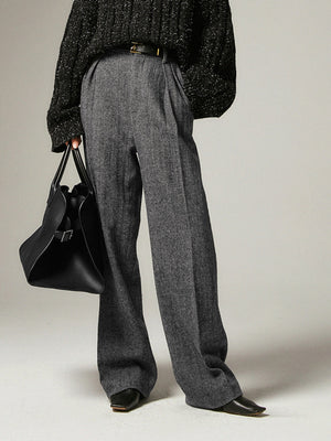 Xenia | Grijze Chino Broek Everyday Comfort
