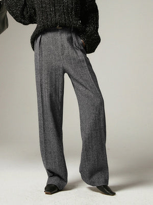 Xenia | Grijze Chino Broek Everyday Comfort