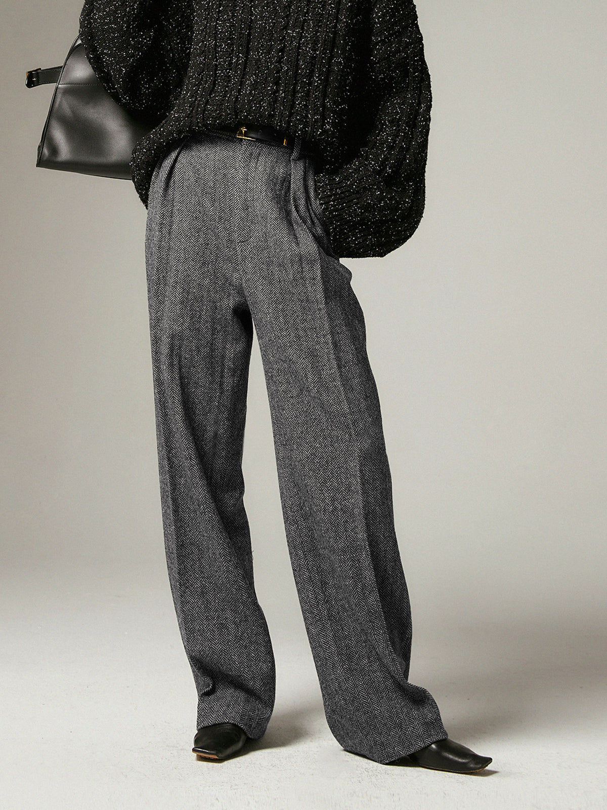 Xenia | Grijze Chino Broek Everyday Comfort