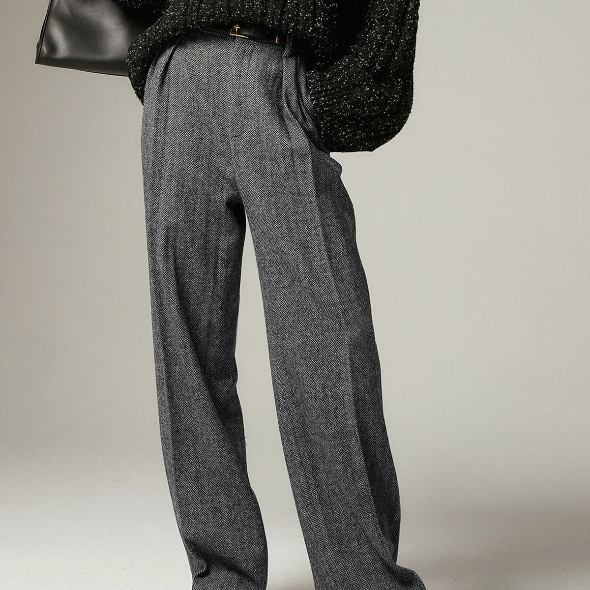 Xenia | Grijze Chino Broek Everyday Comfort