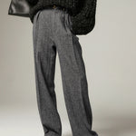 Xenia | Grijze Chino Broek Everyday Comfort