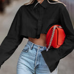 Geknipte Damesblouse met Raw Cut – Modern, Urban & Statementsterk