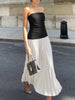 Elise | Stijlvolle Bustier-Top & Vloeiende Maxi-Rok voor een Elegante Look