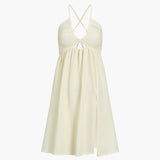 Hadley | Luchtige Midi-jurk met Cut-Out, Spaghettibandjes en Hoge Split