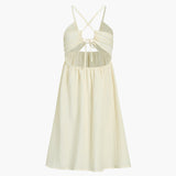 Hadley | Luchtige Midi-jurk met Cut-Out, Spaghettibandjes en Hoge Split