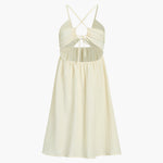 Hadley | Luchtige Midi-jurk met Cut-Out, Spaghettibandjes en Hoge Split