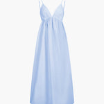Elena | Rugloos Maxi-jurk met Cut-Out – Tijdloze Zomer Elegantie