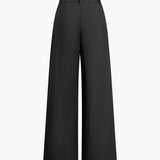 Stijlvolle Brede Pantalon Voor Moderne Vrouwen – Luxe Stof, Tijdloze & Comfortabele Pasvorm Voor Iedere Gelegenheid.