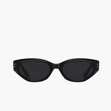 Ovale Zonnebril met Cat Eye Vorm en UV Bescherming