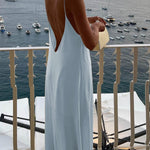 Mathilda | Luxe Slipdress met diepe ruguitsnijding – Elegante Avondmode