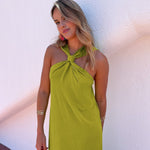 Franziska | Elegante Haltermaxi-jurk voor stijlvolle optredens