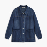 Emma | Oversized Denim-Jacke – Casual en veelzijdig