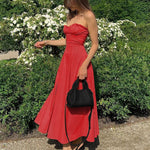 Anneliese | Romantische Zomerjurk met Bustier & A-lijn