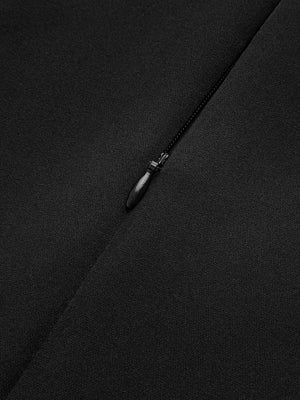 Robin | Elegante mouwloze midikleed met plissé-design