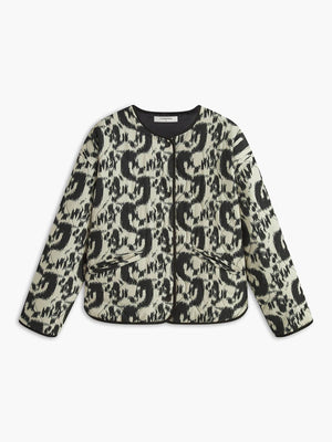 Leona | Jas met Dierenprint – Een Statement voor de Gedurfde Look