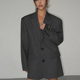 Aisley | Oversized Klassieke Blazer met Revers