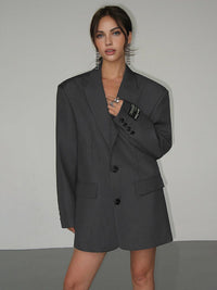 Aisley | Oversized Klassieke Blazer met Revers