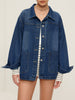 Emma | Oversized Denim-Jacke – Casual en veelzijdig