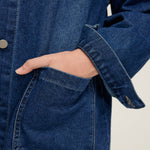 Emma | Oversized Denim-Jacke – Casual en veelzijdig