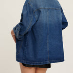 Emma | Oversized Denim-Jacke – Casual en veelzijdig