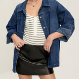 Emma | Oversized Denim-Jacke – Casual en veelzijdig