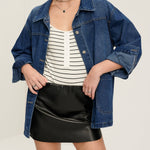 Emma | Oversized Denim-Jacke – Casual en veelzijdig