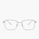Minimalistische Bril met Transparant Montuur en Blauwe Licht Filter