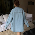 Emma | Oversized Jeansblouse – Comfort en Stijl