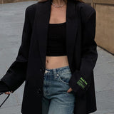 Aisley | Oversized Klassieke Blazer met Revers