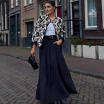 Leona | Jas met Dierenprint – Een Statement voor de Gedurfde Look