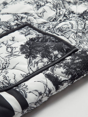 Lichte zomerjack met kunstzinnige print – Elegantie ontmoet comfort