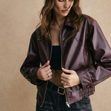 Isabelle | Cropped Leren Jas – Modern, Elegant & Tijdloos