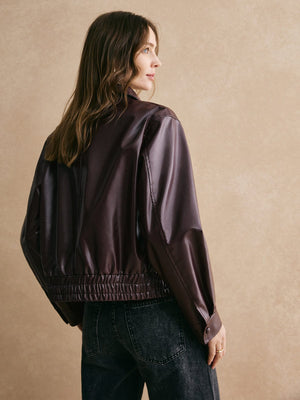 Isabelle | Cropped Leren Jas – Modern, Elegant & Tijdloos